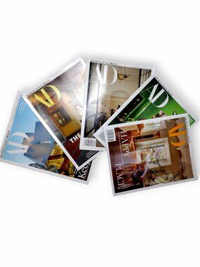 AD Architectural Digest Magazine 5 Issue Bundle 2026